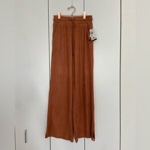 Rip Curl Burnt Orange Ribbed Sweatpants